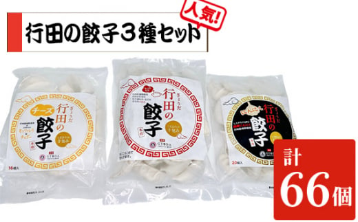 No.417 人気の定番「行田の餃子」3種セット ／ ぎょうざ ギョウザ 埼玉県 1547248 - 埼玉県行田市