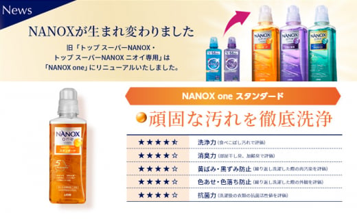 洗剤 ナノックス NANOX one スタンダード 本体 詰替 3個 セット 洗濯 洗濯洗剤 洗濯用洗剤 液体洗剤 日用品 消耗品 詰め替え 除菌  消臭 抗菌 ギフト 石鹸 衣類用 特大 お得用 詰め合わせ[№5689-0374] - 千葉県市原市｜ふるさとチョイス - ふるさと納税サイト