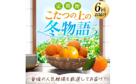 ＜発送月固定定期便＞「こたつの上の冬物語」愛媛限定のまどんなや甘平も届きます!＜H49-69＞全6回【4055972】 1471451 - 愛媛県八幡浜市