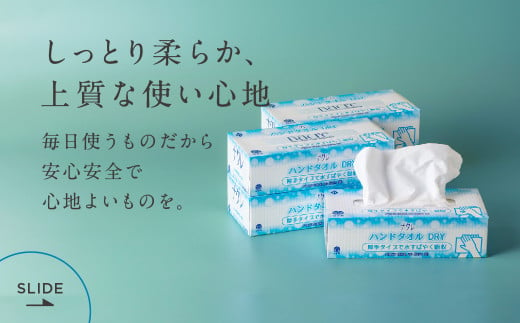 岩手県金ケ崎町のふるさと納税 ハンドタオル 25個 (5箱×5セット 1箱/240枚120組） ナクレ ハンドペーパー キッチンペーパー ペーパータオル キッチンタオル タオル ペーパー 紙 厚手 ティッシュ 人気 東北 岩手 金ケ崎 送料無料 まとめ買い 国産 日用品 東北限定