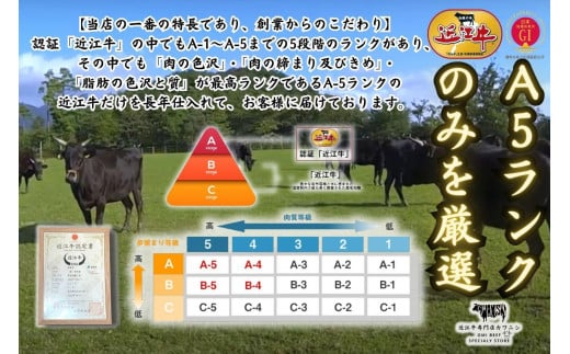 滋賀県のふるさと納税 【近江牛A5ランク】すき焼き 上ロース（600g）4~6人前