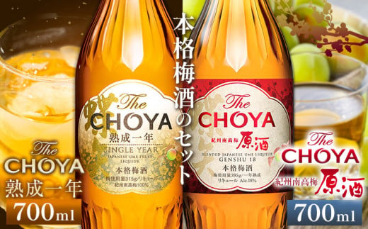 【先行予約】The CHOYA 熟成一年 700ml The CHOYA 紀州南高梅原酒 700ml 計2本 セット 飲み比べ 羽曳野商工振興株式会社《12月中旬より出荷予定(土日祝除く)》大阪府 羽曳野市 送料無料 梅酒 梅 酒 CHOYA チョーヤ チョーヤ梅酒 お酒 紀州 南高梅 1262385 - 大阪府羽曳野市