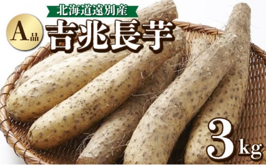 遠別産 吉兆長芋(A品約3kg) 683056 - 北海道遠別町