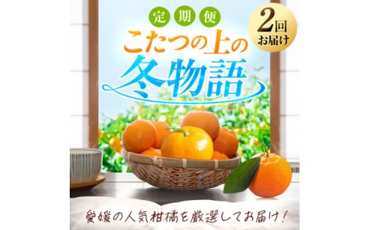 ＜発送月固定定期便＞「こたつの上の冬物語」夕やけみかん+まどんな!＜F49-72＞全2回【4056123】 1480086 - 愛媛県八幡浜市