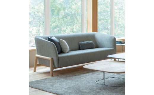 旭川家具 カンディハウス テン リビングソファー200 北海道タモNF ／ 張地（布）マグノリアGY_01824 918849 - 北海道旭川市