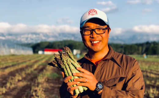 【令和７年産！】美瑛町幻のアスパラ　本山農