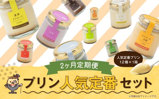 [2回定期便] 浜んまちPUDDING プリンづくし 12種類 詰め合わせ (通常紙箱) スイーツ お菓子 おやつ