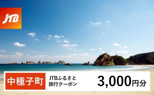 【中種子町】JTBふるさと旅行クーポン（Eメール発行）（3,000円分） 1479911 - 鹿児島県中種子町