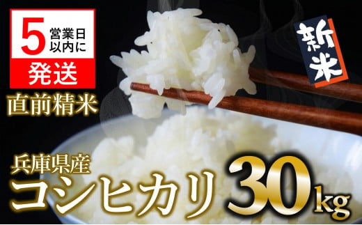 令和６年産 コシヒカリ】白米30kg（10kg×3袋）2024年産【５営業日以内に発送】(55-24) 米 お米 米30㎏ お米30㎏ 兵庫県産  こしひかり コシヒカリ 西脇市産 ５営業日以内発送 令和６年産 R６年産 2024年産 年内配送 年内発送 即納 精米 -  兵庫県西脇市｜ふるさとチョイス ...