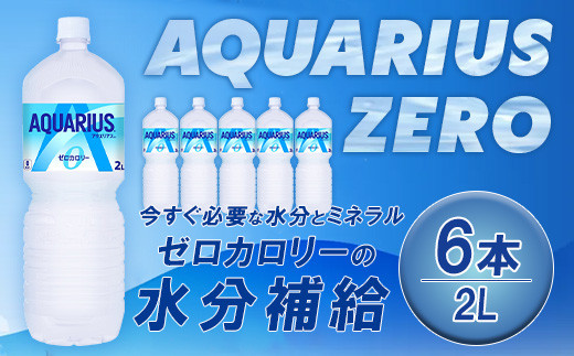 アクエリアスZERO 2L PET×6本　【04301-0531】