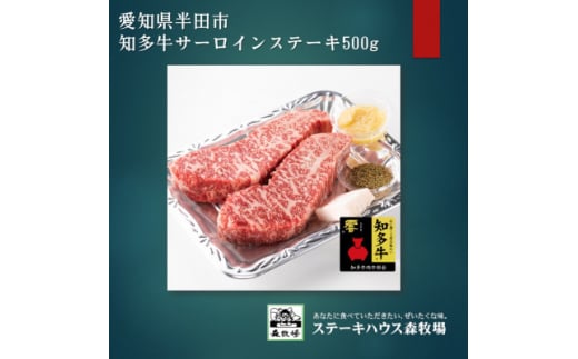 愛知県半田市　知多牛サーロインステーキ500g【1542923】 1483792 - 愛知県半田市