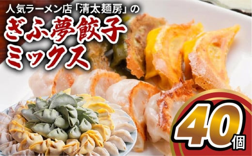 【年内発送】人気餃子3種を詰め合わせ！ぎふ夢餃子ミックス 40個」 冷凍餃子 食べ比べ メガ盛り 業務用 ぎょうざ ギョウザ 冷凍 グルメ お取り寄せ グルメ 冷凍食品 国産素材 ジューシー もちもち [mt1581] 8000円 2024年 年末 年内配送 年内お届け 282661 - 岐阜県本巣市