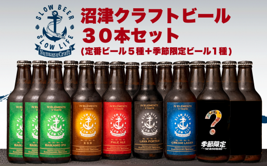 クラフト ビール 30 本 飲み比べ セット 330 ml × 30 本 計 9900 ml お酒 地酒 ビール 麦酒 沼津 柿田川 ブリューイング 490438 - 静岡県沼津市