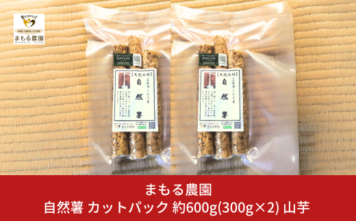 自然薯 カットパック 約600g(300g×2パック) 山芋 とろろご飯に じねんじょ [まもる農園] 【010S660】