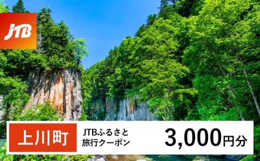 【上川町】JTBふるさと旅行クーポン（Eメール発行）（3,000円分） 1485440 - 北海道上川町