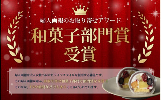 大阪府東大阪市のふるさと納税 五條堂のフルーツ大福「鴻池花火」(6個入り)