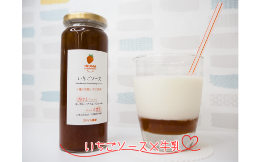 埼玉県入間市のふるさと納税 入間市産3種の完熟いちごの「いちごジャム160ml×2個」&「いちごソース220ml×2本」【1389822】