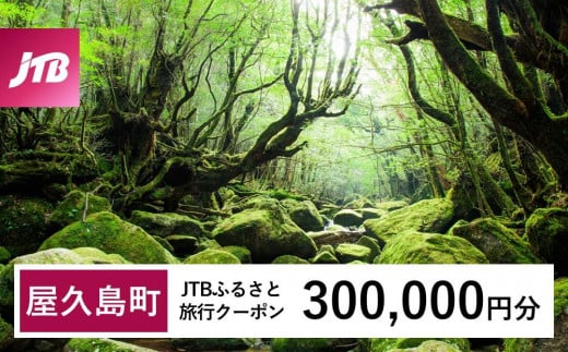 【屋久島町】JTBふるさと旅行クーポン（Eメール発行）（300,000円分） 1486619 - 鹿児島県屋久島町