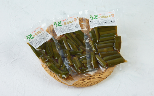 味工房かたくり　うどの醤油漬け３袋セット