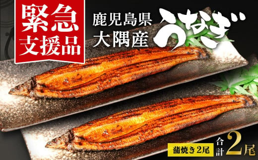 【緊急支援品】鹿児島県大隅産　千歳鰻の蒲焼き2尾セット（1尾110g～130g） 1486586 - 鹿児島県大崎町