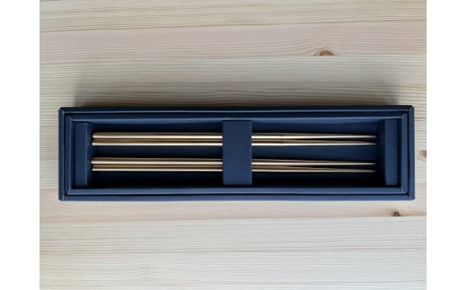 ステンレス製箸30cm ゴールド FC016239 1488587 - 新潟県燕市
