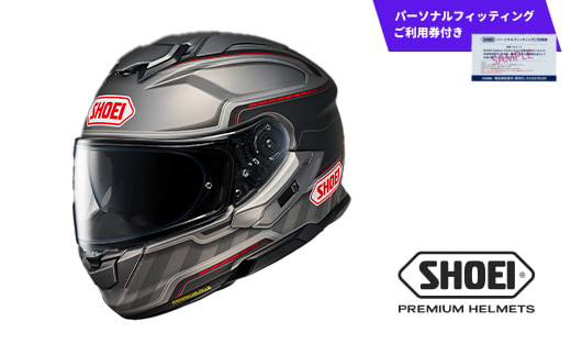 SHOEI ヘルメット GT-Air3 DISCIPLINE(ディシプリン) TC-1 (RED/GREY) マットカラー パーソナルフィッティングご利用券付