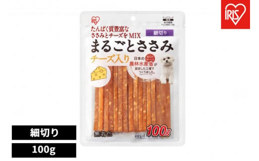 ペット[100g×10袋]まるごとささみジャーキー細切り チーズ入り P