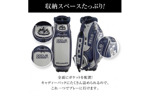 RELOADED 10 ツアーバッグ DCC763 ネイビー×ホワイト | ゴルフ golf ゴルフ用品 スポーツ スポーツ用品 DOCUS ドゥーカス  ギフト 贈答 景品 茨城県 古河市 キャディバッグ キャディーバッグ キャディバック 贈り物 お祝 ご褒美 記念品 プレゼント _EO80 -  茨城県古河市 ...