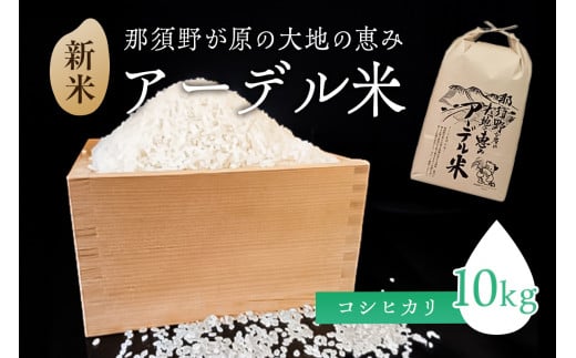 【令和6年産米】那須野が原の大地の恵み アーデル米（コシヒカリ10kg）＜出荷開始：2024年10下旬～＞ ns061-001 701542 - 栃木県那須塩原市