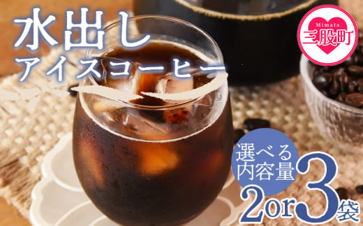 [選べる内容量 水出しアイスコーヒー 2or3袋]珈琲 coffee パック 抽出 置いておくだけ 簡単 無糖 カフェオレ カフェイン みずだし お家カフェ バッグ 濃い 冷たい 水筒 ブラック おしゃれ 休憩 朝 お茶の時間 贈り物 炭 焙煎[MI502-nc_oya][中村珈琲]