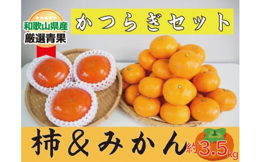 かつらぎセット（みかん＆柿)  約3.5kg 【2024年11月中旬～2024年12月上旬発送】 1491157 - 和歌山県かつらぎ町