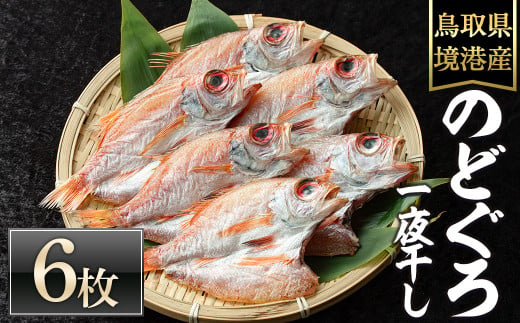 ＜数量限定＞のどぐろ一夜干し(6枚)【sm-DG002-C】【木村鮮魚店】 1501587 - 鳥取県境港市