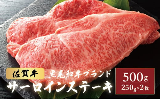 【佐賀牛サーロインステーキ】佐賀牛サーロインステーキ 500g (250g×2枚) ／ ふるさと納税 肉 お肉 にく ギフト 牛肉 ステーキ サーロイン タレ 国産 赤身 佐賀 バーベキュー 1289176 - 佐賀県大町町