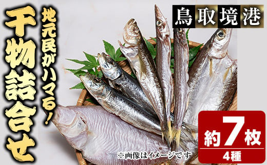 人気干物詰め合わせセット(約7枚)【sm-DG004-A】【木村鮮魚店】 1501593 - 鳥取県境港市