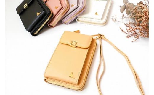 スマホショルダー 財布 ねこ ショルダーウォレット スマホ
