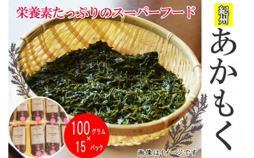 紀州あかもく［由良町産］100g×15パック（2024年産）【SL37】 1497590 - 和歌山県由良町