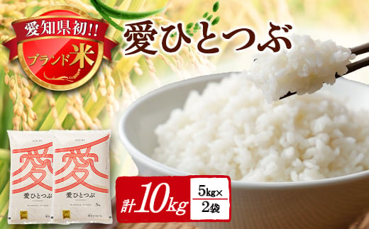 令和6年産 愛知県産 ブランド米 愛ひとつぶ 5kg×2袋　計10kg　パールライス 安城工場精米【1469107】 1151700 - 愛知県安城市