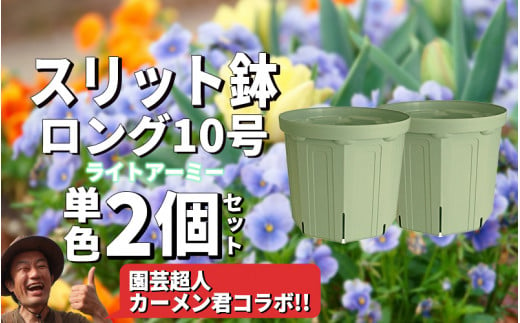 スリット鉢2個 10号 ライトアーミー 1502953 - 愛知県南知多町
