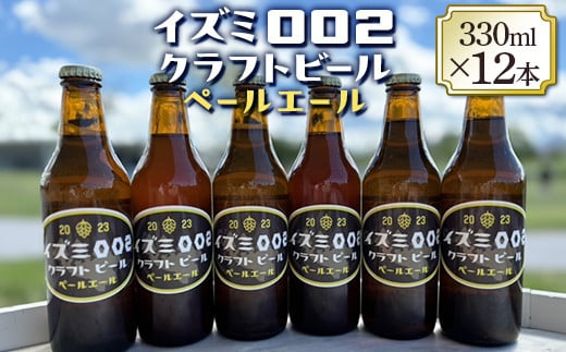 イズミ002クラフトビール ペールエール 330ml×6本×2セット ※2025年2月上旬～3月下旬頃に順次発送 ※離島への配送不可 1500215 - 大阪府泉大津市