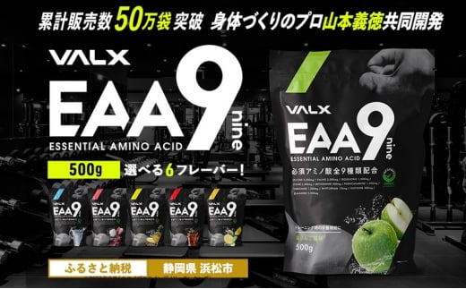 VALX EAA9 500g 【山本義徳 アンチドーピング 国産 サプリメント シトラス風味 男性 女性 ダイエット 筋トレ BCAA オススメ  バルクス 浜松市 静岡県】 [№5360-7001]0058 - 静岡県浜松市｜ふるさとチョイス - ふるさと納税サイト