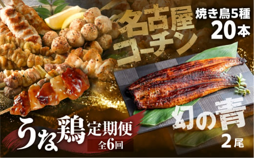 うな鶏定期便　6回定期便