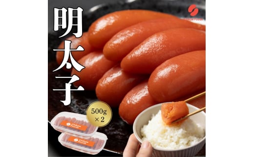 辛子明太子 500g×2【ちかえフーズ】_HA1572 1508610 - 福岡県宗像市