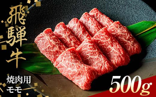 飛騨牛 焼肉用 モモ肉 500g 赤身 BBQ バーベキュー 鉄板焼き 網焼き F4N-1642 1531291 - 岐阜県中津川市