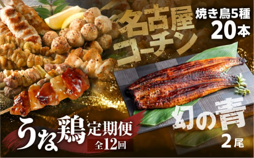 うな鶏定期便　12回定期便 1504224 - 愛知県田原市