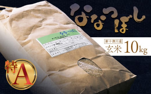 新米【令和6年度産】 ななつぼし 玄米 10kg ｜ オンライン 申請 ふるさと納税 北海道 新十津川 北海道産 米 ブランド ブランド米 お米 北海道米 道産米 ご飯 美味しい ギフト  贈り物 お取り寄せ 新十津川町日本穀物検定協会 食味ランキング 特Ａ【1101003】 1071369 - 北海道新十津川町