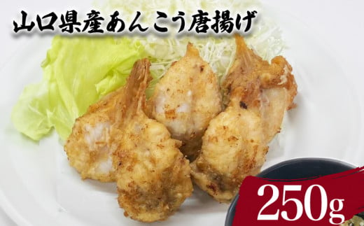 山口県産 あんこう 唐揚げ 250g ( 鮮魚 魚介 海鮮 鮟鱇 海の幸 加工品 惣菜 お手軽 便利  簡単調理 揚げるだけ おかず ごはんのお供 ご飯 お米 夕食 おやつ おつまみ 酒 ビール ) 下関 山口 1509057 - 山口県下関市