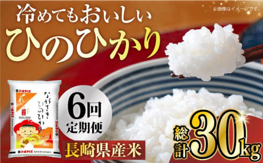 【6か月定期便】長崎県産米 ひのひかり 5kg×6回 長崎県/長崎県農協直販 [42ZZAA023] 米 お米 おこめ こめ コメ 白米 精米 ごはん ご飯 御飯 5kg 国産 定期便 長崎 948537 - 長崎県長崎県庁