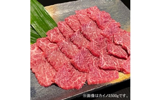 熊野牛 希少部位 カイノミまたはササミ 焼肉用 約500g【MT41】 1502858 - 和歌山県かつらぎ町