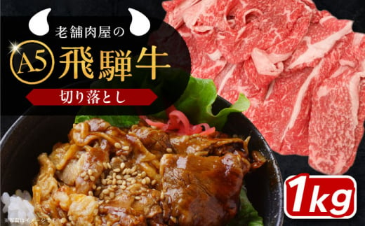 【年内発送】飛騨牛 切り落とし肉 A5ランク 1kg 和牛 国産 霜降り 恵那市 / 岩島屋 [AUAJ015] 731349 - 岐阜県恵那市