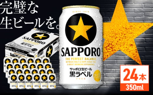 サッポロ 生ビール黒ラベル 350ml×24缶 日田市 / 株式会社綾部商店 [ARDC009] 1505780 - 大分県日田市